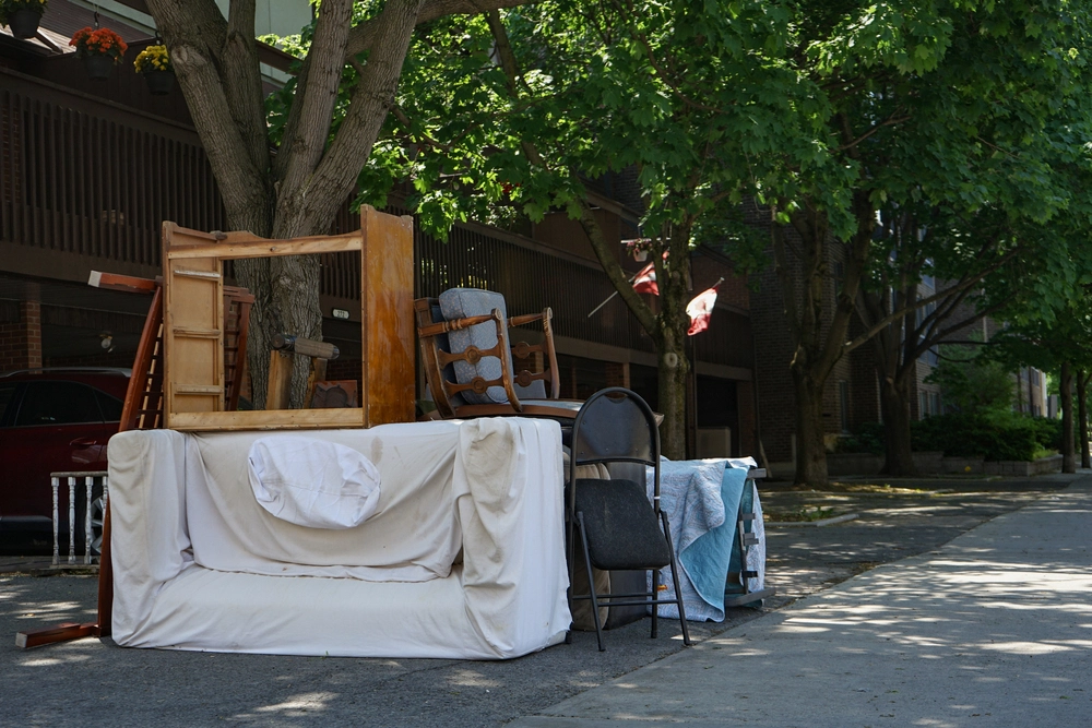 getting rid of old furniture